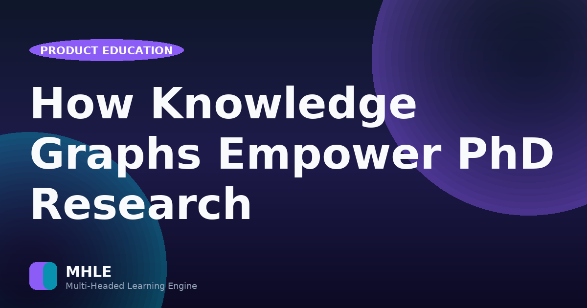 How Knowledge Graphs Empower PhD Research